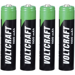 VOLTCRAFT HR03 AAA Battery (Rechargeable) NiMH 1100 mAh 1.2 V 4 Pack