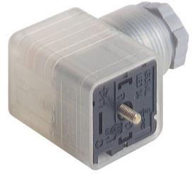 GDML2011LED24HH YE gr, 24V=, 2+PE, gniazdo na kabel z sygnalizacją LED (żółta), Hirschmann, 932 640-003, 932640003, GDML 2011 LE