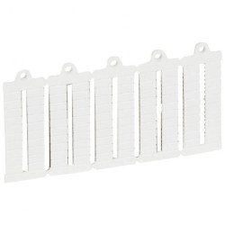 Płytka oznaczników kablowych szerokość 5mm czyste 039500 /1000szt.