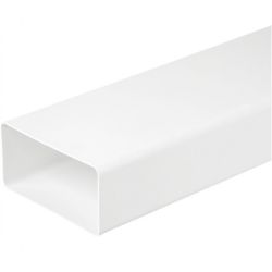 Kanał wentylacyjny płaski 55x110mm 1m biały airRoxy 02-413