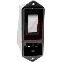 Złącze IEC IEC C20 Montaż na panelu Męski 16A Prosty liczba bezp None Szybkozłączne Schurter