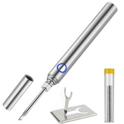 Lutownica akumulatorowa 8W ładowanie USB - grot K ostrze