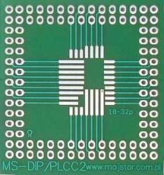 MS-DIP-PLCC2 40,5mm x 43mm PŁYTKA UNIW.