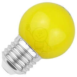 E27 » żółta K45 230V 2W ChRL 2815