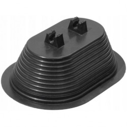 Uchwyt owalny betonowy w tworzywie 60x180 podstawa z betonem i tworzywem Pawbol