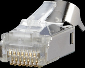 1401505010-E E-DAT Industry Cat.6 RJ45 plug, multiport capable