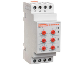 Przekaźnik nadzorczy napięcia, napięcia minimalne i maksymalne, kolejność, zanik i asymetria faz 208-575 VAC PMV70A575