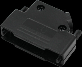 MHD45PPK37-K D-Sub cap, 37-pin, angled, black, size C
