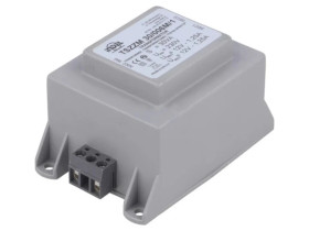 TSZZM25/2X12V Transformator zalewany 30VA 230VAC, 12V, 1,25A IP00