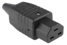 Złącze IEC IEC C21 Montaż na kablu Żeński 16A Proste Schurter