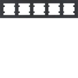 Lumina intense Ramka 5-krotna pozioma czarna WL5753