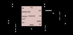 5V, 10A Synchronous Step-Down Silent Switcher 2 in 3mm × 3mm LQFN