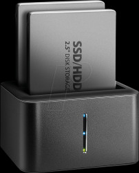 ADSA-D25 Docking station 2x 2.5-inch SATA, USB 3.0