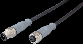 43-11428 SAL M12x1 - 5-pole, connection lead, 10 m
