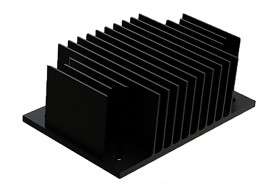 Radiator 58 x 37 x 20mm Konwerter DC/DC 1/4 BrICK