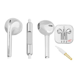 Słuchawki LTC201 douszne Srebrne jack 3,5mm