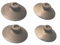 KM-SSAWKA-S/4 Przyssawka gumowa 40x19mm - ciemnoszara (4 sztuki)