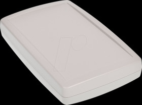Hand-held enclosure, 151 x 93 x 26 mm, IP53, light gray