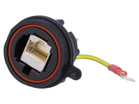 PX0833/E Patch cord 0,8m RJ45 gniazdo,z obu stron IP68