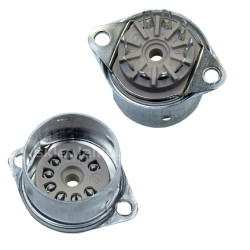 Podstawka lampowa noval do chassis VT9-ST-C z kołnierzem do ekranu Micalex Belton