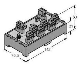 Moduł dystrybutora Turck JRBS-40SC-6R/EX 6611460 1 szt.