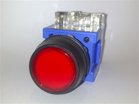Przełącznik przyciskany podświetlany YS-APBL22-AL22RF-R
