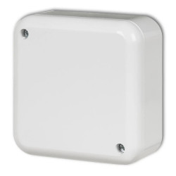Puszka instalacyjna natynkowa ze złączkami biały PN-1