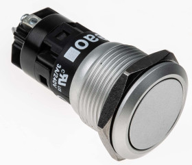 Nasadka przełącznika Chwilowy SPDT średnica wycięcia 19mm, montaż panelowy EAO