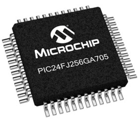Mikrokontroler Microchip PIC24FJ TQFP 48-pinowy Montaż powierzchniowy PIC 256 kB 16bit CAN: 32MHz RAM:16 kB Ethernet: