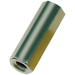 Vogt Verbindungstechnik m30030.00.65 Spacer Brass M3x30x5x10 Nickel-plate
