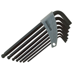 Teng 1474 Ball Point Hexagon Key Set of 7 Imperial (1/8-3/8in)