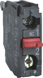 Auxiliary switch, 1 Form B (N/C), 240 V, 3 A, ZENL1121TQ