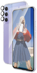 PanzerGlass 3-in-1 Ultra Wide Fit Bundle "Glass + Case + Lens" Zestaw pokrywa + szkło ochronne Samsung Galaxy A35 5G B04