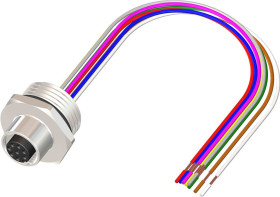 Przewód czujnik-siłownik ze złączem Złącze M12 liczba rdzeni 8 długość 500mm Rodzaj A Żeńskie