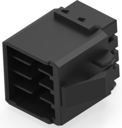 Plug housing, 12 pole, pitch 3.5 mm, straight, black, 1-2040404-4