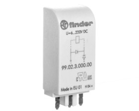 Moduł sygnalizacyjny dioda gaszeniowa 6-220V DC polaryzacja A1+ 99.02.3.000.00
