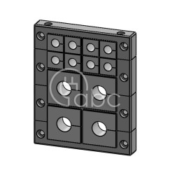 Rama przepustowa KEL 16-2 MT, na 8 modułów KT małych i 4 moduły KT duże,...