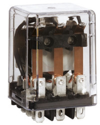 Przekaźnik mocy 120V ac 3PDT TE Connectivity Montaż na panelu 1700Ω Szybkie łączenie