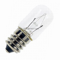 E14 30V 10W klar 16x45 ChRL