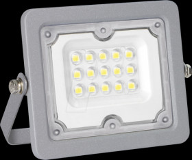 LX400230 LED floodlight, 10 W, 900 lm, 4000 K, grey, IP65