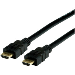Value 11.99.5696 HDMI Cable HDMI-A to HDMI-A Black 10m 4K UHD Double Shielded