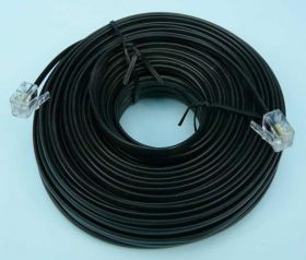 SZNUR SP4-4/20 WT.-&gt;WT.6p4c 20m CZARNY