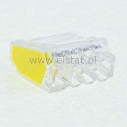 Złącza Wago 4x2,5mm, żółty
