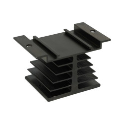 Radiator do przekaźników SSR półprzewodnikowych 1-faz Dy-KG czerniony