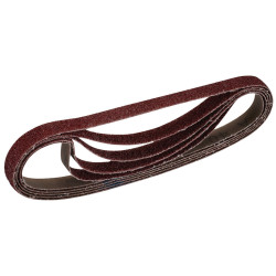 Draper 08688 Cloth Sanding Belt, 13 x 457mm, 40 Grit (Pack of 5)