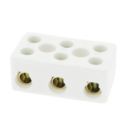 Kostka elektryczna ceramiczna 3 pin 16A 250V