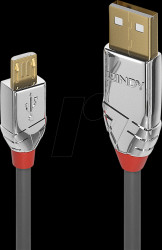 36652 USB 2.0 cable, USB-A connector to Micro USB-B connector, 2.0 m