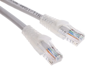 Kabel Ethernet Cat5e długość 0.5m Z zakończeniem RS PRO PVC średnica 5.5mm