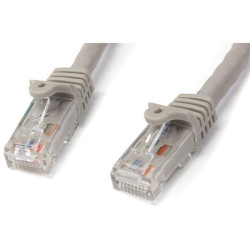 StarTech N6PATC50CMGR 500mm Grey Snagless Cat6 UTP Patch Cable - ETL Verified