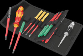 05006607001 Schraubendrehersatz, Wechselklingen, Kraftform Kompakt VDE, 16-t